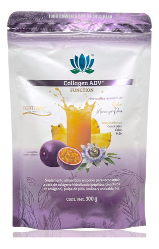 Colágeno Hidrolizado Maracuyá Piña 300 G Collagen Adv Pure H