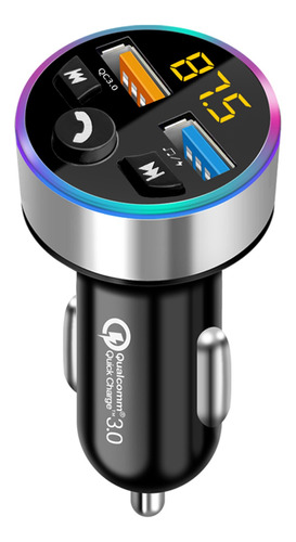 Orfi Bluetooth 5.0 Reproductor Mp3 Cargador De Coche Transmi