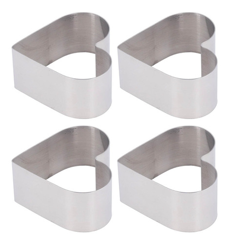 Cortador Para Hornear Pasteles, 4 Piezas, Molde De Acero Ino