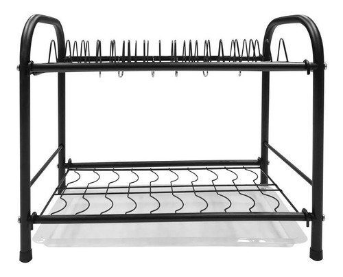 Escurridor De Trastes 2 Niveles Charola Cocina Platos