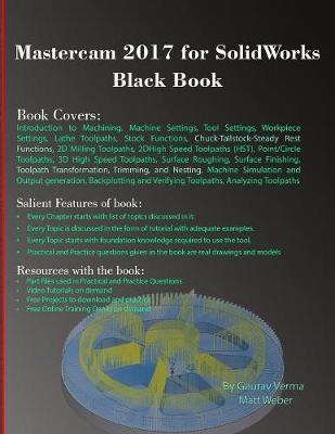 Libro Mastercam 2017 For Solidworks Black Book - Gaurav V...