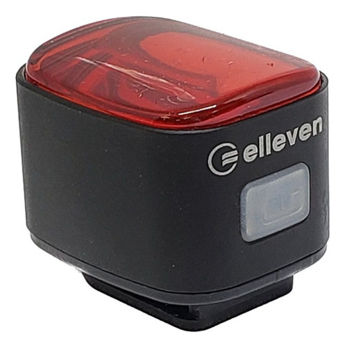Sinalizador Traseiro Bike Pisca Light Eleven 50 lúmenes USB Cor Negro