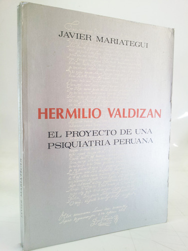 Hermilio Valdizan Proyecto Psiquiatria Peruana