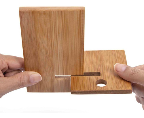 Soporte Celular En Madera Holder