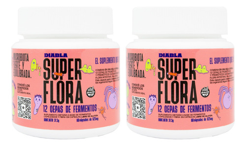 Better Diabla Kit X2 Super Flora Probióticos X60c 3c