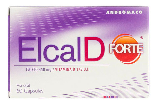 Elcal D ForteCalcio 450mg / Vitamina D3 175ui Oral Solido