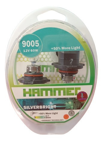 Bombillo Hammer 9005 12v 60w Silverbright 