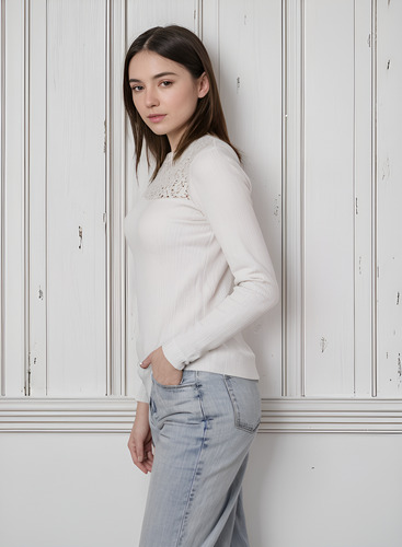 Sweater De Bremer Con Strass Premium - Mariposamiaok