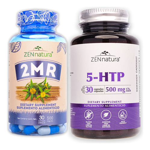 Melatonina + 5 Htp Relajante Y Reparador De Sueño Zen Natura