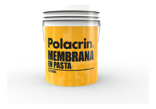 Polacrin Membrana En Pasta Imp X 20 Lts Dimensión Color Pint Color Rojo
