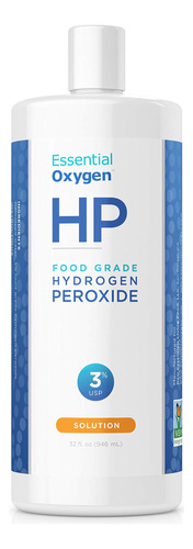 Peroxido De Hidrogeno De Essential Oxygen, 3 % De Grado Alim