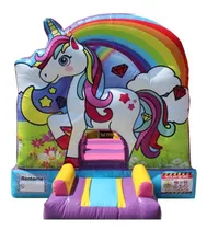 Comprar Brincolines Inflables Unicornio 3d!! Castillo 4mx3m Uso Rudo
