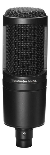 At2020 Audiotechnica Micrófono De Condensador Cardioide Color Color Negro