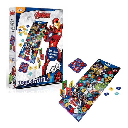 Jogo Trilha Vingadores - Toyster 8040