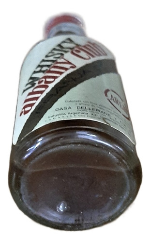 Botellita Miniatura Whisky Albany Club Añejo Franja Oro 1967 (Usado)
