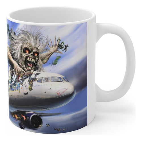 Rnm-0467 Taza Tazon Iron Maiden Flight 666