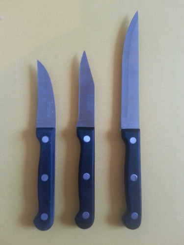 Cuchillos Puntillas Lisas Y Curva Hoja Completa