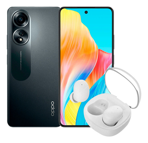 Oppo A58 256 Gb Negro 8 Gb Ram + Auriculares De