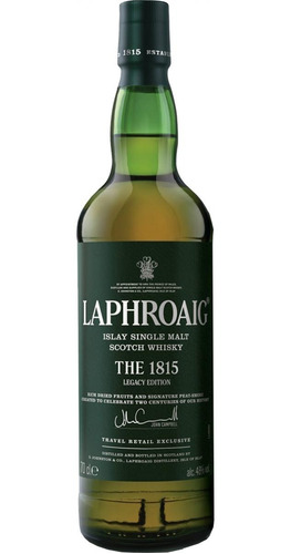 Imagen 2 de 10 de Whisky Laphroaig The 1815 Legacy Edition 700ml En Estuche