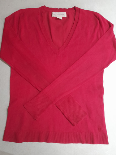 Sweater Hilo Y Elastano Paula Cahen D'anvers M Rojo