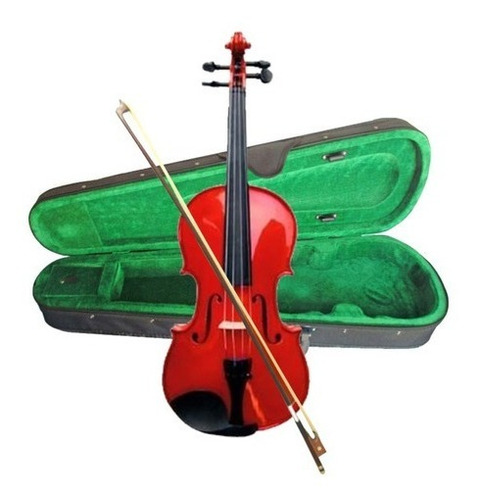 Violin Palatino 4/4 Estuche Con Accesorios Madera Redwine Color Rojo