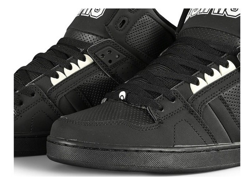 Imagen 5 de 6 de Botitas Osiris Modelo Nyc 83 Negro Blanco Nueva Colección
