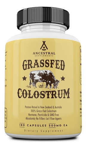 Colostrum 180caps 500mg, Ancestral Supplements,