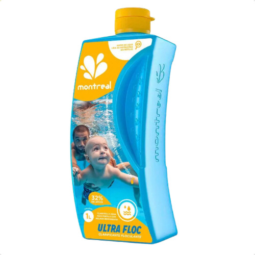 Clarificante Ultra Floc 1l Águas Cristalinas - Montreal | Lojão Do Ferro