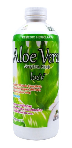 Loev Aloe Vera Gengibre Hinojo Salud Natural 1 Lt Enviofull