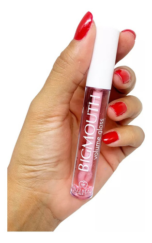 Imagen 2 de 5 de Labial Voluminizador Gloss Rosa. Aumenta En 5 Minutos!