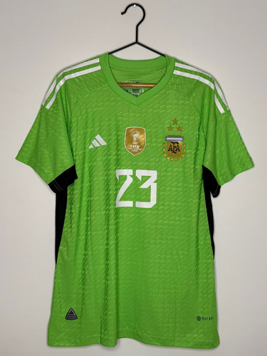 Camiseta Arquero Argentina Dibu Martinez 2022 Campeón (Usado)