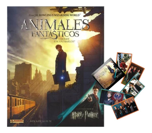 Pack Álbum Animales Fantásticos + 25 Sobres.