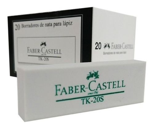 Borrador Nata Faber Castell Tk-20s X 20 Uds 