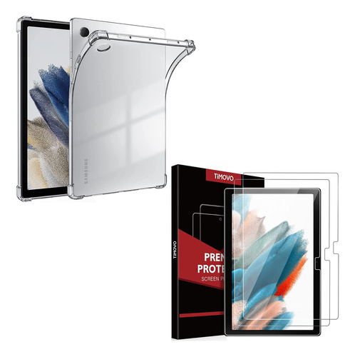 Funda Para Galaxy Tab Transparente Timovo Protector Pantalla