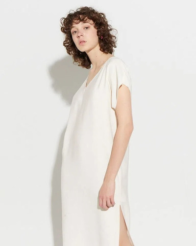 Imagen 4 de 9 de Vestido Loose Penny - Crudo Mujer System