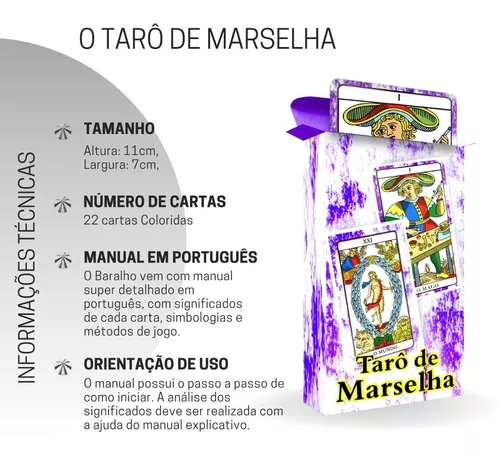 ANTIGO JOGO DE CARTAS TAROT DE MARSEILLE