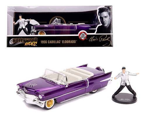 Auto Escala 1:24 - Cadillac El Dorado 1956 Con Elvis Presley