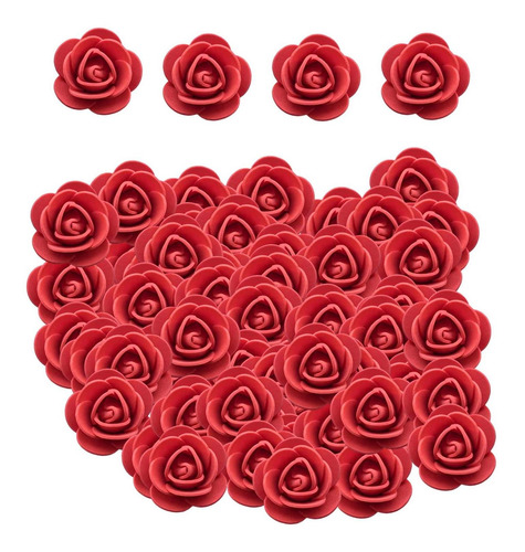 Arreglo Floral En Miniatura Con Cabezas De Rosas Artificiale