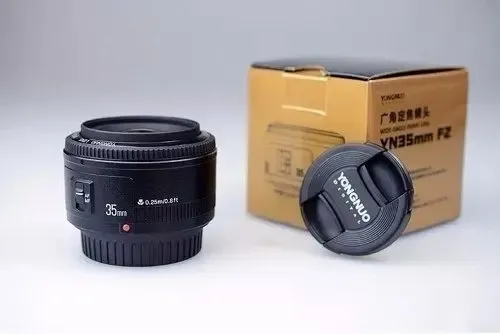 Lente Yongnuo Yn35mm F/2 - 35mm F/2 Autofoco Para Canon | MercadoLivre