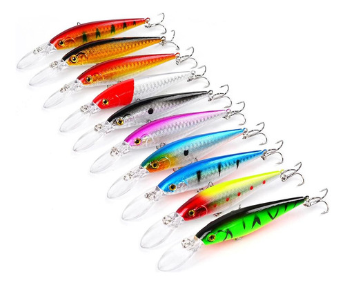 Señuelos Pesca Rápala 7,2cms Kit 10 Unidades - Ps