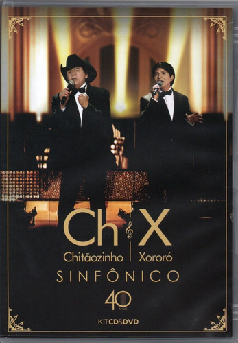 Imagem 1 de 2 de Chitãozinho & Xororó Dvd + Cd 40 Anos Sinfônico Frete Grátis