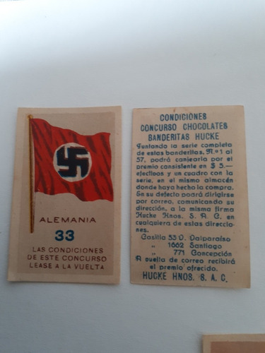 Coleccion De 56 Banderas Concurso Hucke Año 1936 (x1817