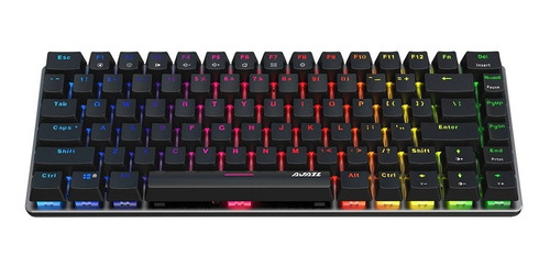 Imagen 1 de 7 de Teclado Mecánico Gamer Full Rgb 82 Teclas Blue - Ajazz