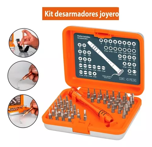 Kit Destornillador Truper Con 42 Puntas