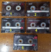 Comprar Cassette De Audio Grabados Varias Marcas Basf Tdk Fuji Etc.