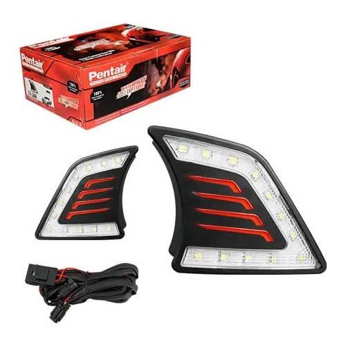 Led Para Neblinero Negro Para Toyota Hilux Vigo 2012 Al 2016