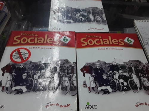 Sociales 6 Caba En Tren De Aprender Aique Lote X 3 Libros 