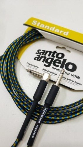 Cabo Santo Ângelo Standard 0,3mm P10 / P10 90 Graus
