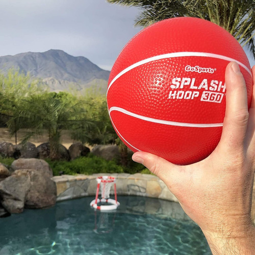 Canasta Inflable Basketbol Con 2 Pelotas Para Alberca Playa