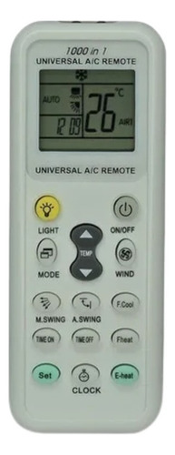 Control remoto universal de aire acondicionado